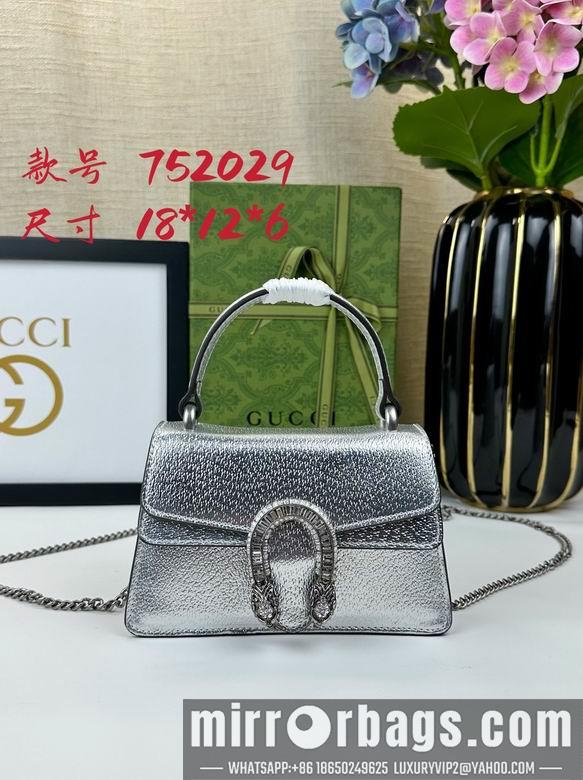Gucci Bags 1:1 752029 18X12X6cm DF 2colour
