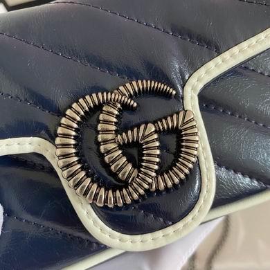 Gucci Bags 1:1 574969 16.5X10.2X5.1cm DF 2colour