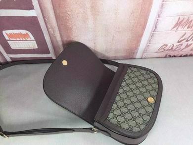 Gucci Bags 1:1 WD601044啡红绿 25X18X9