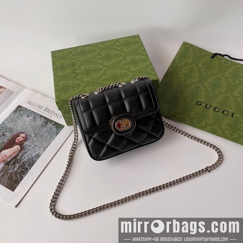 Gucci Bags 1:1 741457 18X14.5X8cm YG 4colour