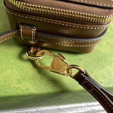 Gucci Bags 1:1 671674 18X10X7cm YG 2colour