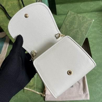 Gucci Bags 1:1 725219 12.5X11X2.5cm YG 2colour