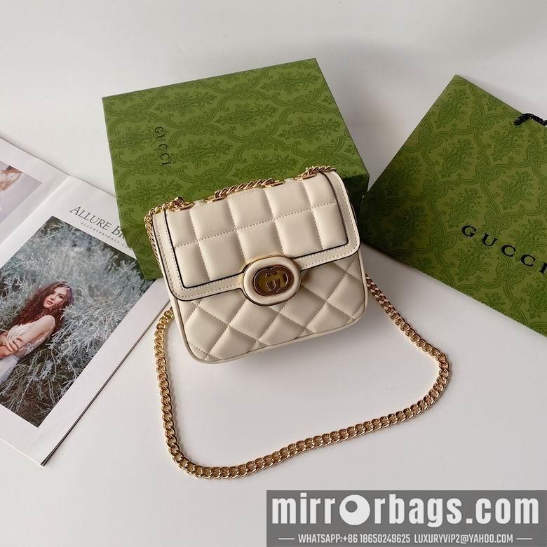 Gucci Bags 1:1 741457 18X14.5X8cm YG 4colour