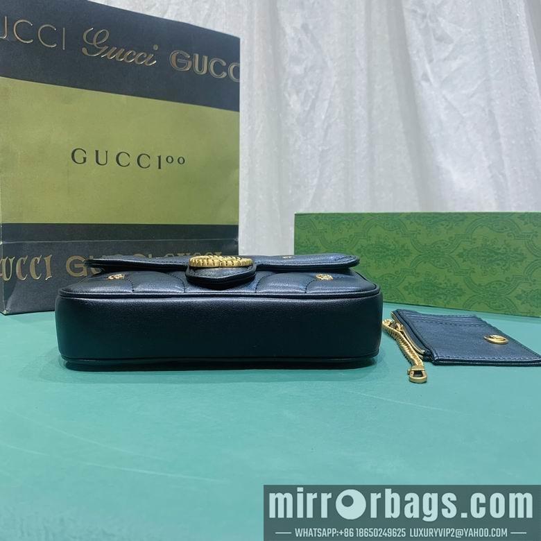 Gucci Bags 1:1 768293 12X21X5cm DF 2colour