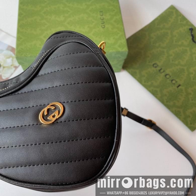 Gucci Bags 1:1 751628 20X17.5X6.5cm YG 4colour