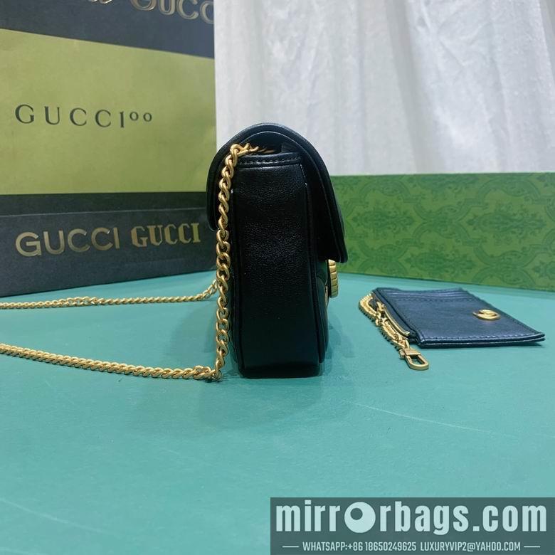 Gucci Bags 1:1 768293 12X21X5cm DF 2colour
