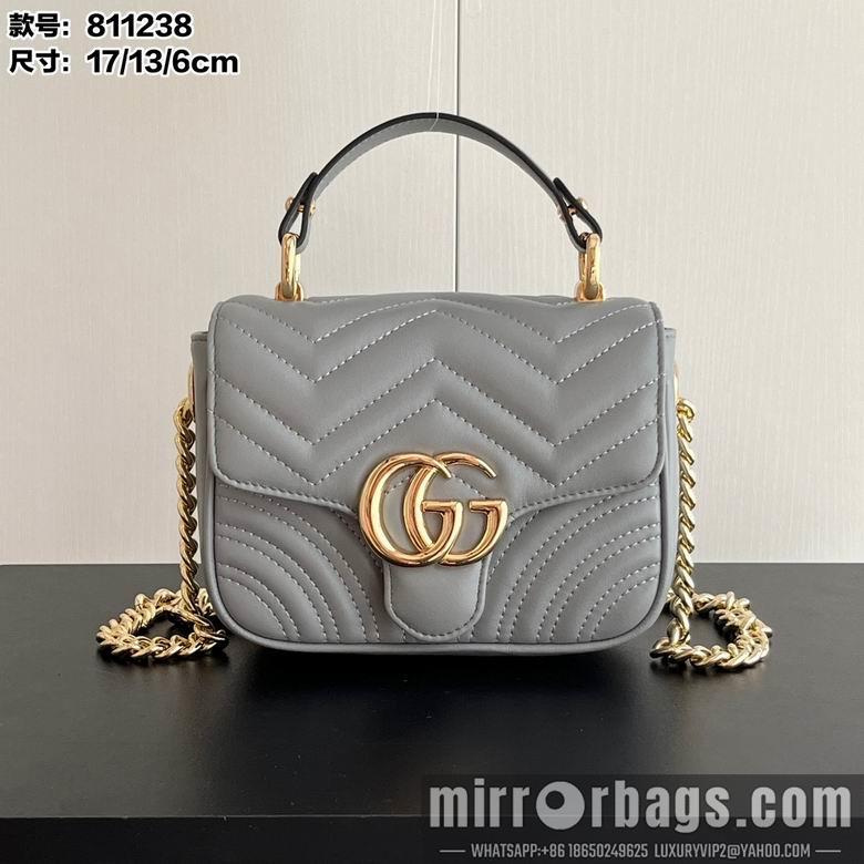 Gucci Bags 1:1 811238 17X13X6cm DF 2colour