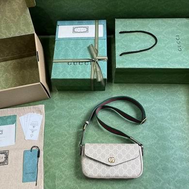 Gucci Bags 1:1 764961 13X22X4cm YG 3colour