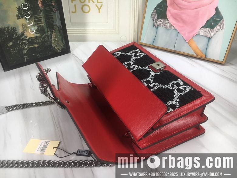Gucci Bags 1:1 WD400249黑底花 28X18X9