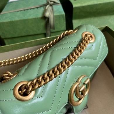 Gucci Bags 1:1 446744 23X14X6cm YG 2colour