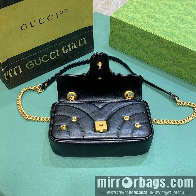 Gucci Bags 1:1 446744 23X14X6cm DF 2colour-1