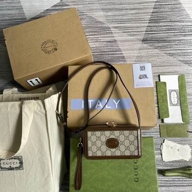 Gucci Bags 1:1 671674 18X10X7cm YG 2colour