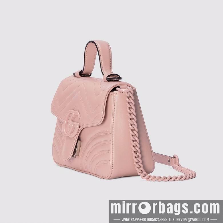 Gucci Bags 1:1 702563 21X15.5X8cm YG 2colour