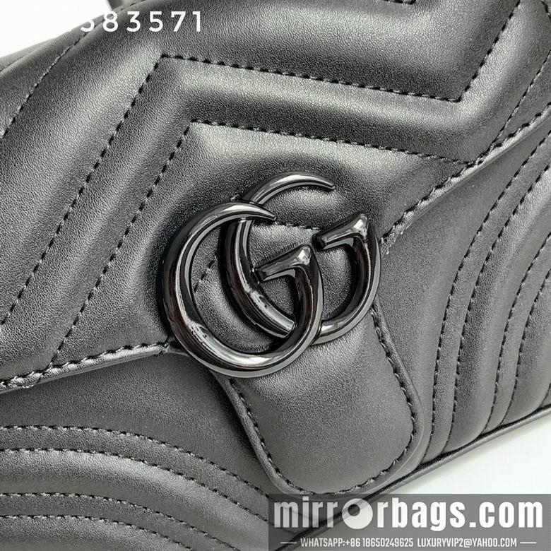 Gucci Bags 1:1 583571 21X15.5X8cm XMY 2colour