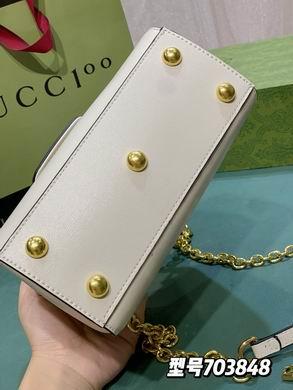 Gucci Bags 1:1 703848 22X16X10.5cm DF 2colour