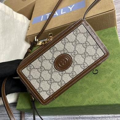 Gucci Bags 1:1 671674 18X10X7cm YG 2colour
