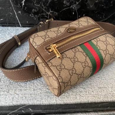 Gucci Bags 1:1 WD517076啡红绿 18.5X13X6