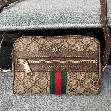 Gucci Bags 1:1 WD517350啡色 17.5X12X5.5