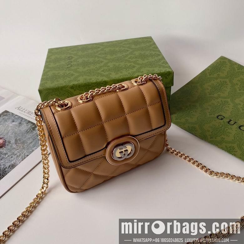 Gucci Bags 1:1 741457 18X14.5X8cm YG 4colour