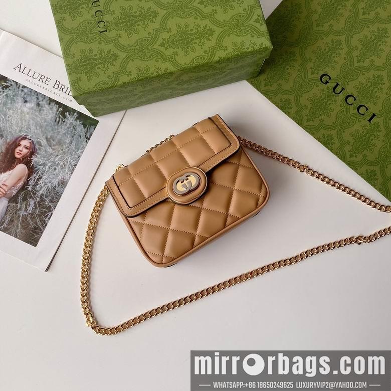 Gucci Bags 1:1 741457 18X14.5X8cm YG 4colour