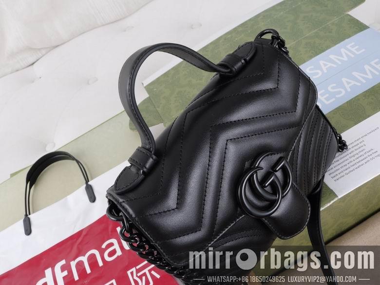 Gucci Bags 1:1 702563 21X15.5X8cm YG 2colour