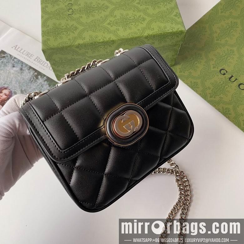 Gucci Bags 1:1 741457 18X14.5X8cm YG 4colour