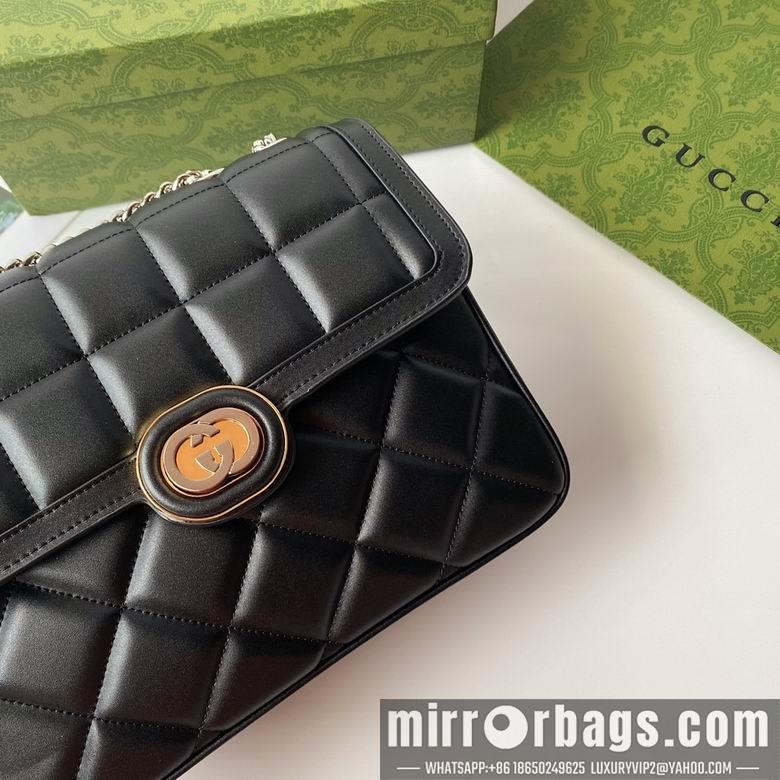 Gucci Bags 1:1 740834 25X19.5X8cm YG 3colour