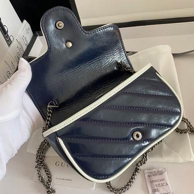 Gucci Bags 1:1 574969 16.5X10.2X5.1cm DF 2colour