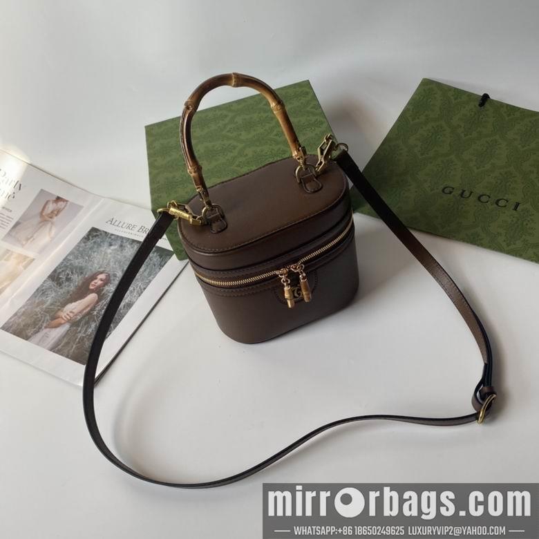 Gucci Bags 1:1 760200 15.5X13.5X4cm YG 2colour