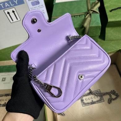Gucci Bags 1:1 476433 16.5X10.2X5.1cm YG 2colour