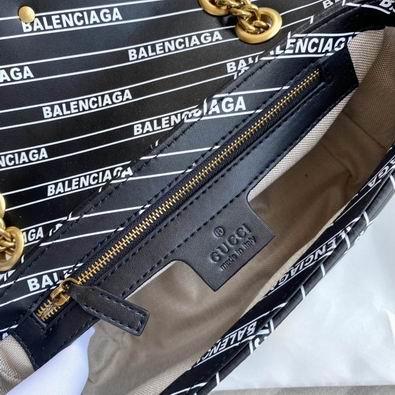 Gucci Bags 1:1 GG Marmont 443497 26x15x7cm df03