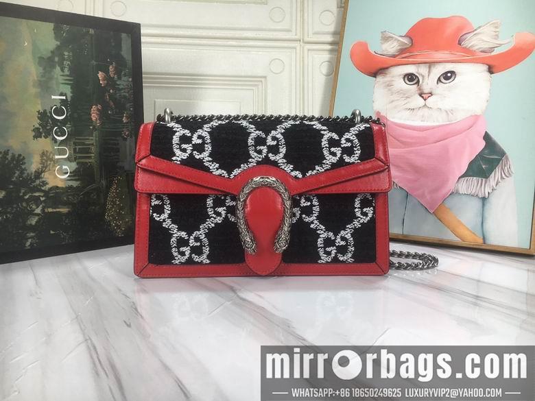 Gucci Bags 1:1 WD400249黑底花 28X18X9