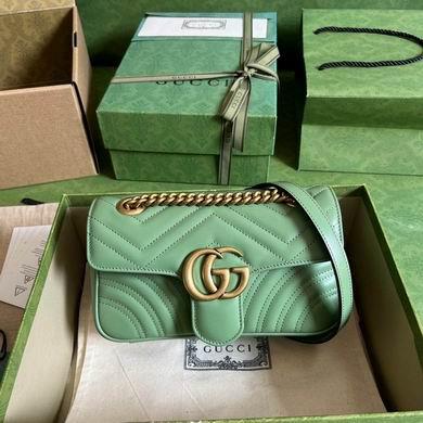 Gucci Bags 1:1 446744 23X14X6cm YG 2colour