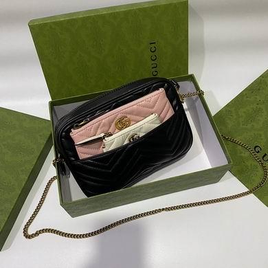 Gucci Bags 1:1 699758 big 22.5X15.5X4 medium 19X12 small 11.5X8cm DF