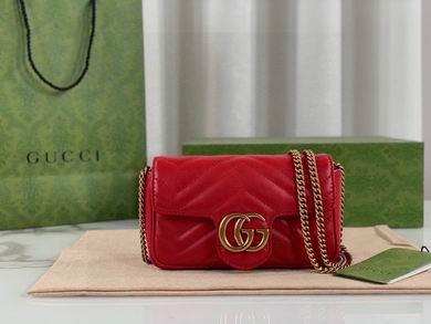 Gucci Bags 1:1 476433 16.5X10X4.5cm YG 4colour