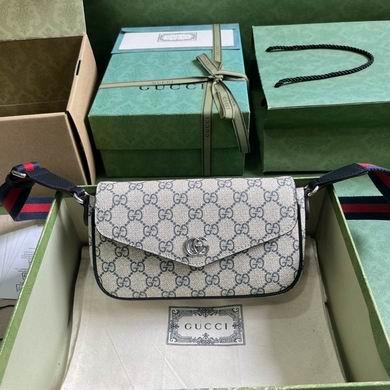 Gucci Bags 1:1 764961 13X22X4cm YG 3colour