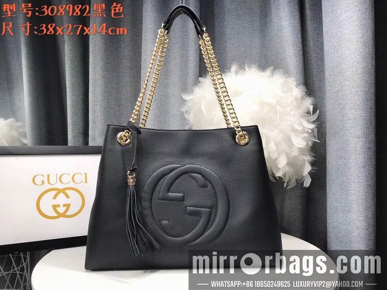 Gucci Bags 1:1 WD308982黑色 38X27X14