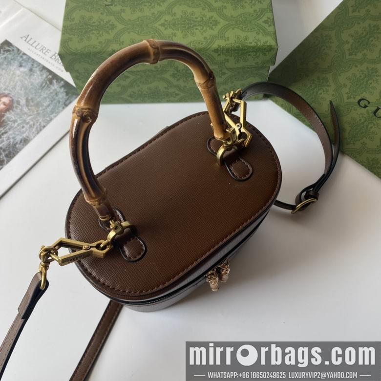 Gucci Bags 1:1 760200 15.5X13.5X4cm YG 2colour