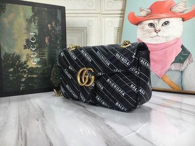 Gucci Bags 1:1 GG Marmont 44397 26x15x7cm df05