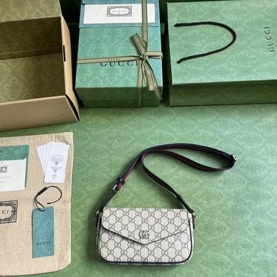 Gucci Bags 1:1 764961 13X22X4cm YG 3colour