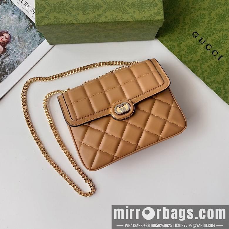 Gucci Bags 1:1 740834 25X19.5X8cm YG 3colour