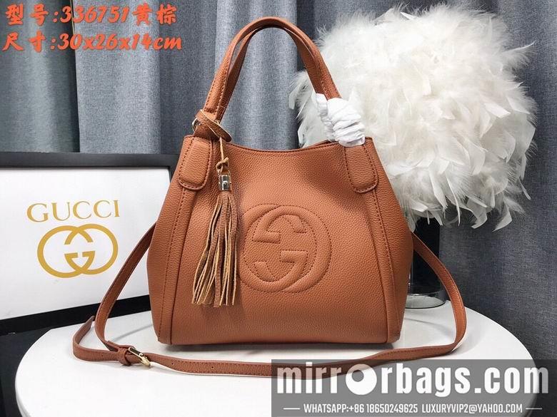 Gucci Bags 1:1 WD336751棕色 30X26X4