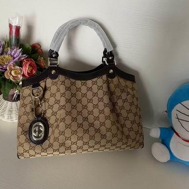 Gucci Bags 1:1 WD211944杏啡 36X22X12