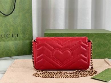 Gucci Bags 1:1 476433 16.5X10X4.5cm YG 4colour