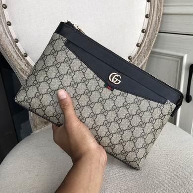 Gucci Bags 1:1 7536-4 28X18X2.5cm WP 2colour