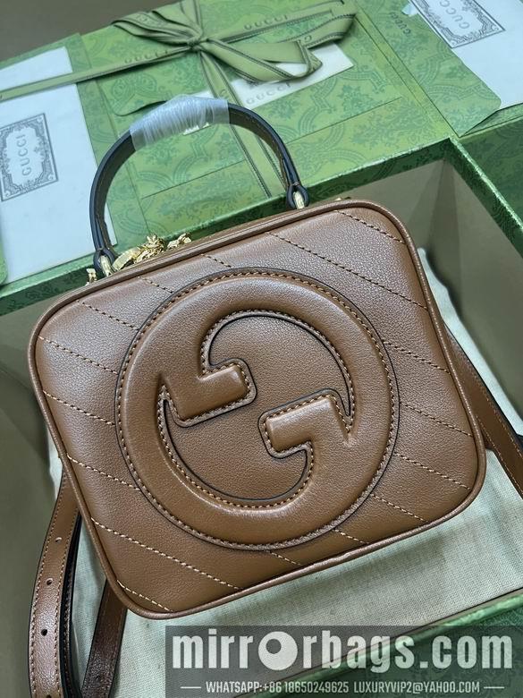 Gucci Bags 1:1 744434 17X15X9cm YG 3colour