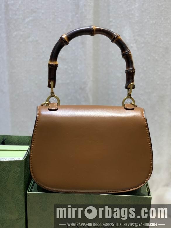 Gucci Bags 1:1 WD675797棕皮 21X15X7