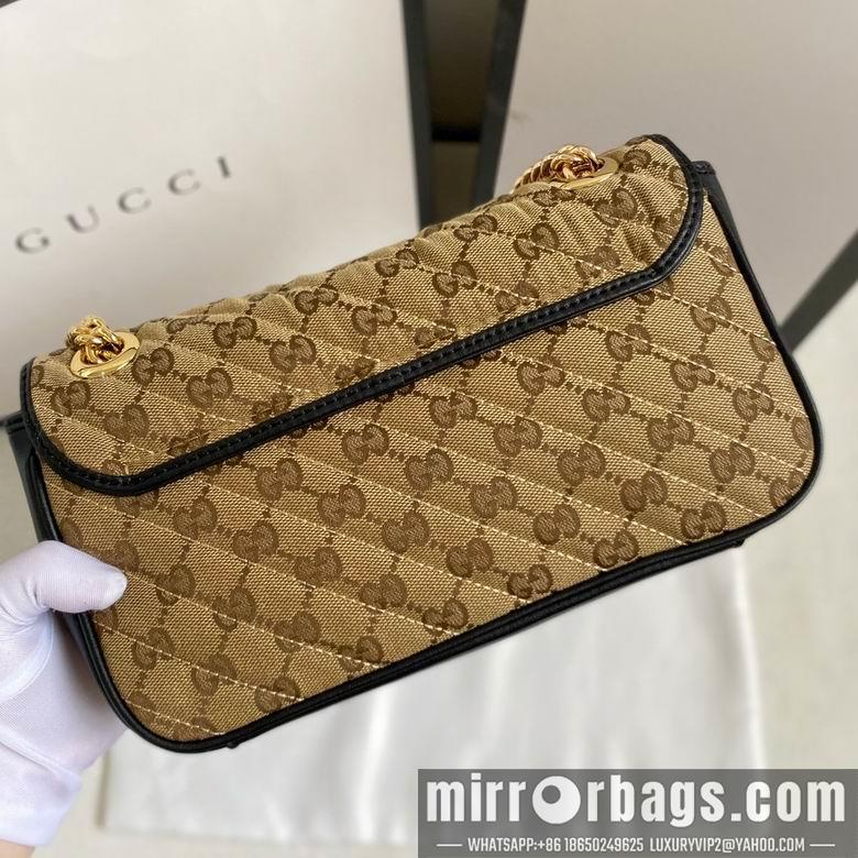 Gucci Bags 1:1 443497 26X15X7cm DF 2colour