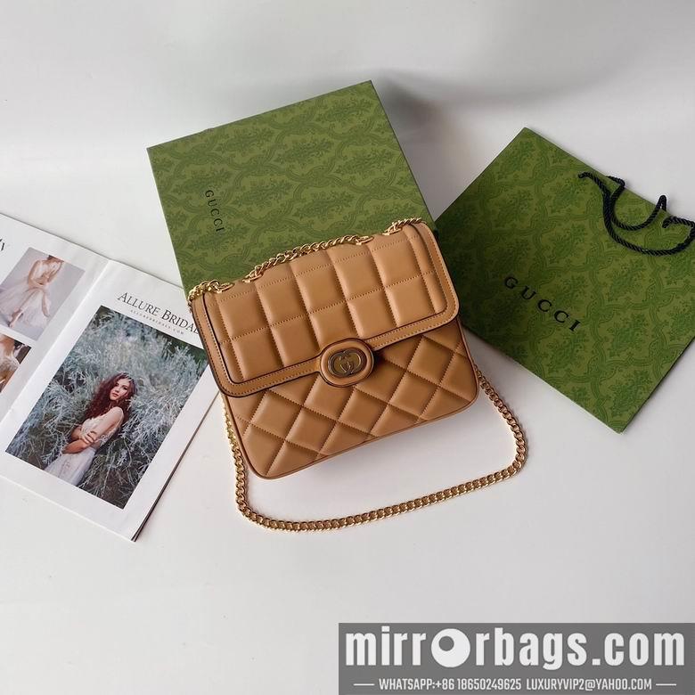 Gucci Bags 1:1 740834 25X19.5X8cm YG 3colour