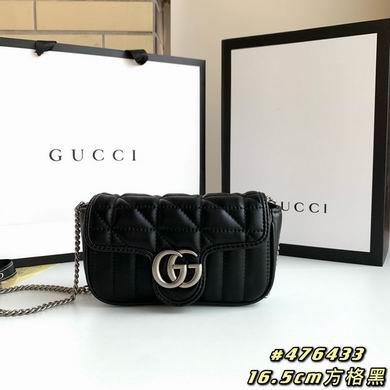 Gucci Bags 1:1 476433 16.5X10.2X5.1cm DF 4colour